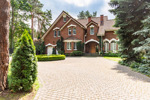 Residential Paver Driveway in Brooktrails, CA